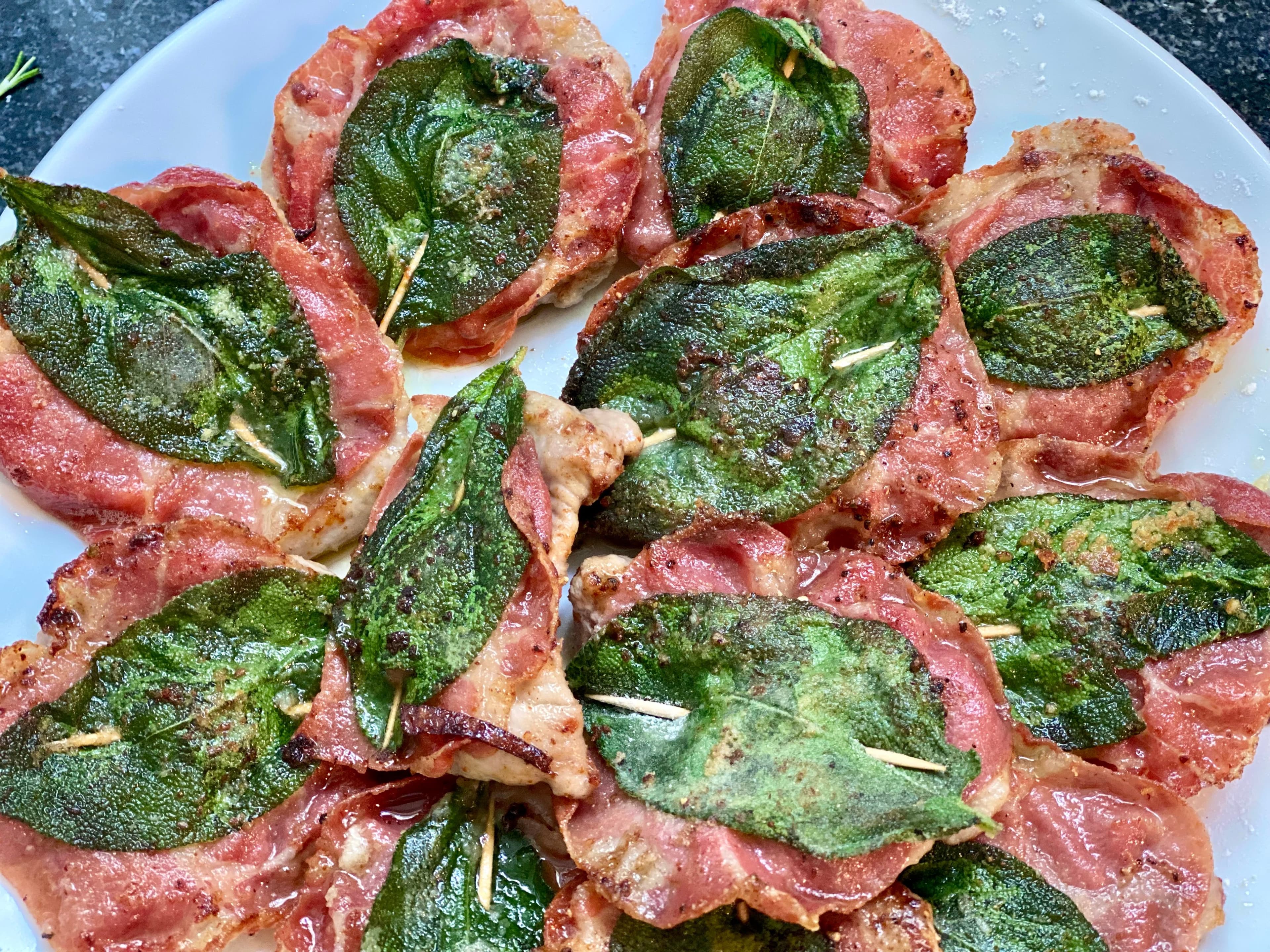 scaloppine on a plate